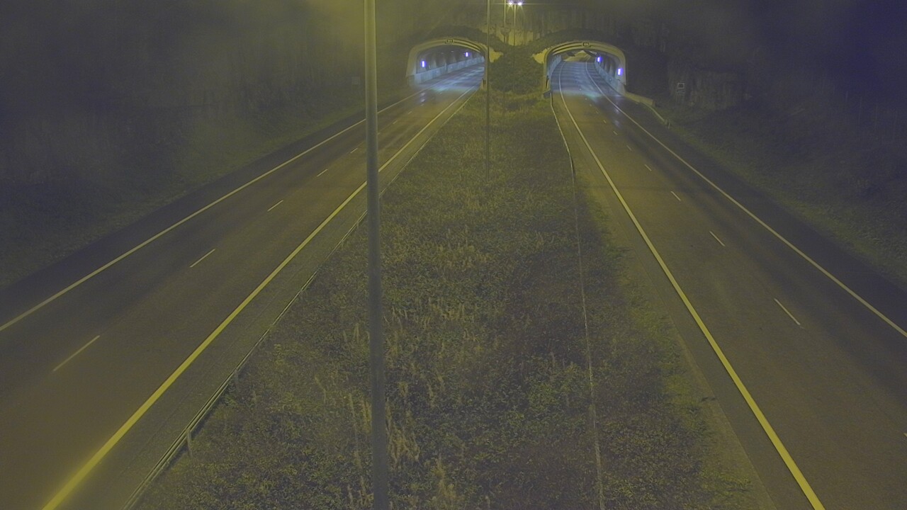 Weather Camera Image Väg 7 Fredrikshamn, Kolsila, bom öst, Hamina, Kymenlaakso