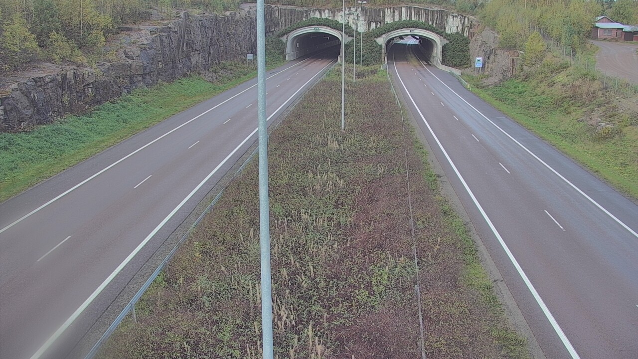Weather Camera Image Väg 7 Fredrikshamn, Kolsila, bom öst, Hamina, Kymenlaakso