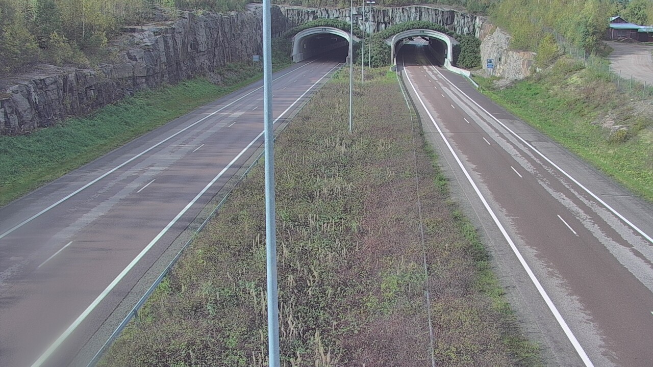 Weather Camera Image Väg 7 Fredrikshamn, Kolsila, bom öst, Hamina, Kymenlaakso