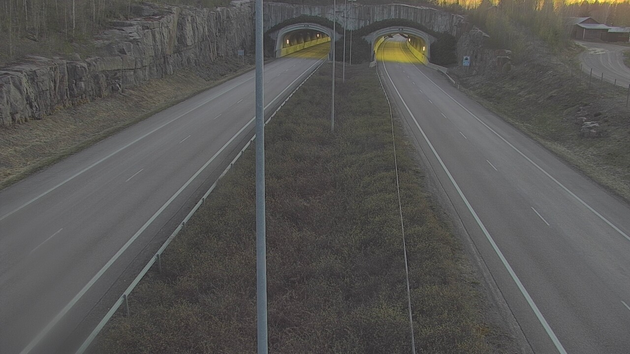 Kelikamerat Kuva Tie 7 Hamina, Kolsila, puomi itä, Hamina, Kymenlaakso
