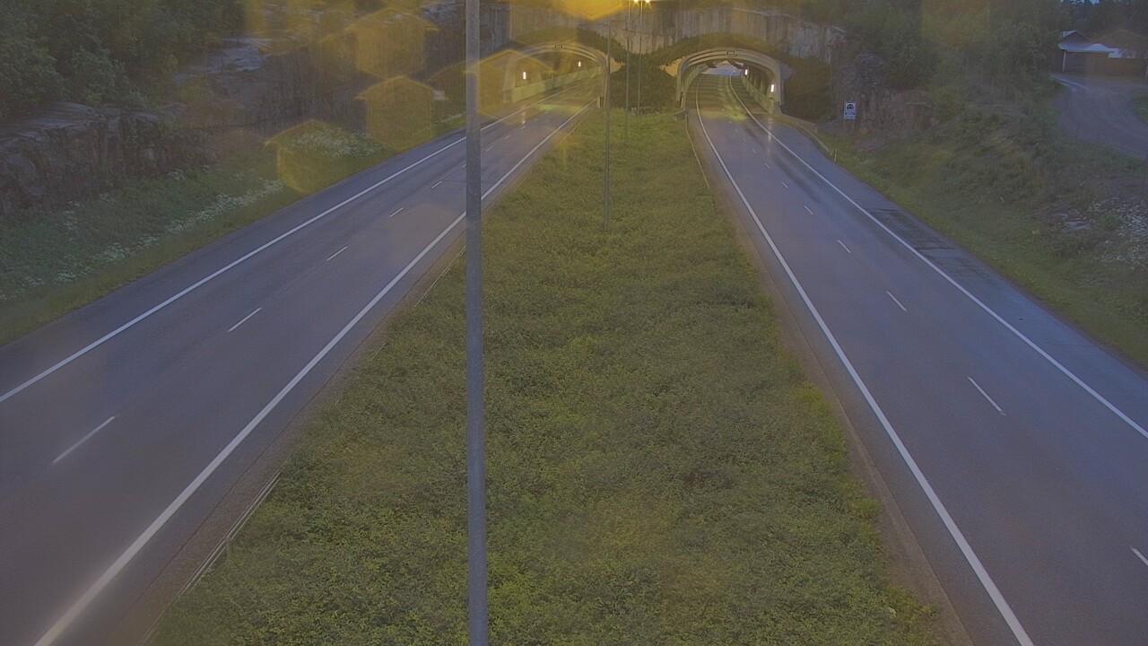 Kelikamerat Kuva Tie 7 Hamina, Kolsila, puomi itä, Hamina, Kymenlaakso