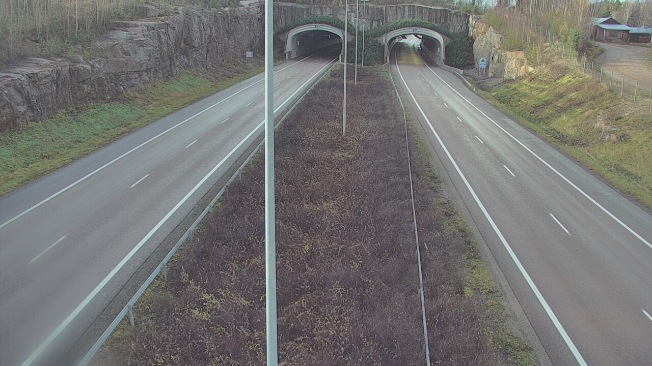 Kelikamerat Kuva Tie 7 Hamina, Kolsila, puomi itä, Hamina, Kymenlaakso