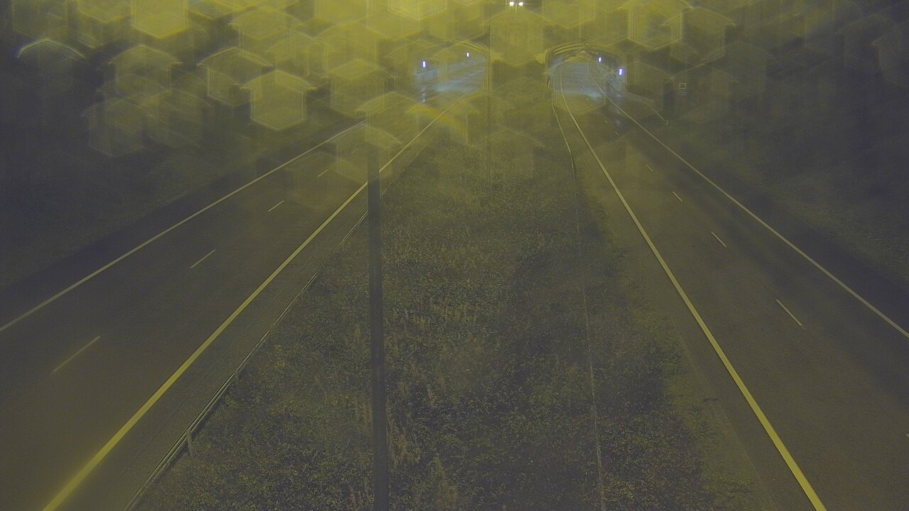 Weather Camera Image Väg 7 Fredrikshamn, Kolsila, bom öst, Hamina, Kymenlaakso