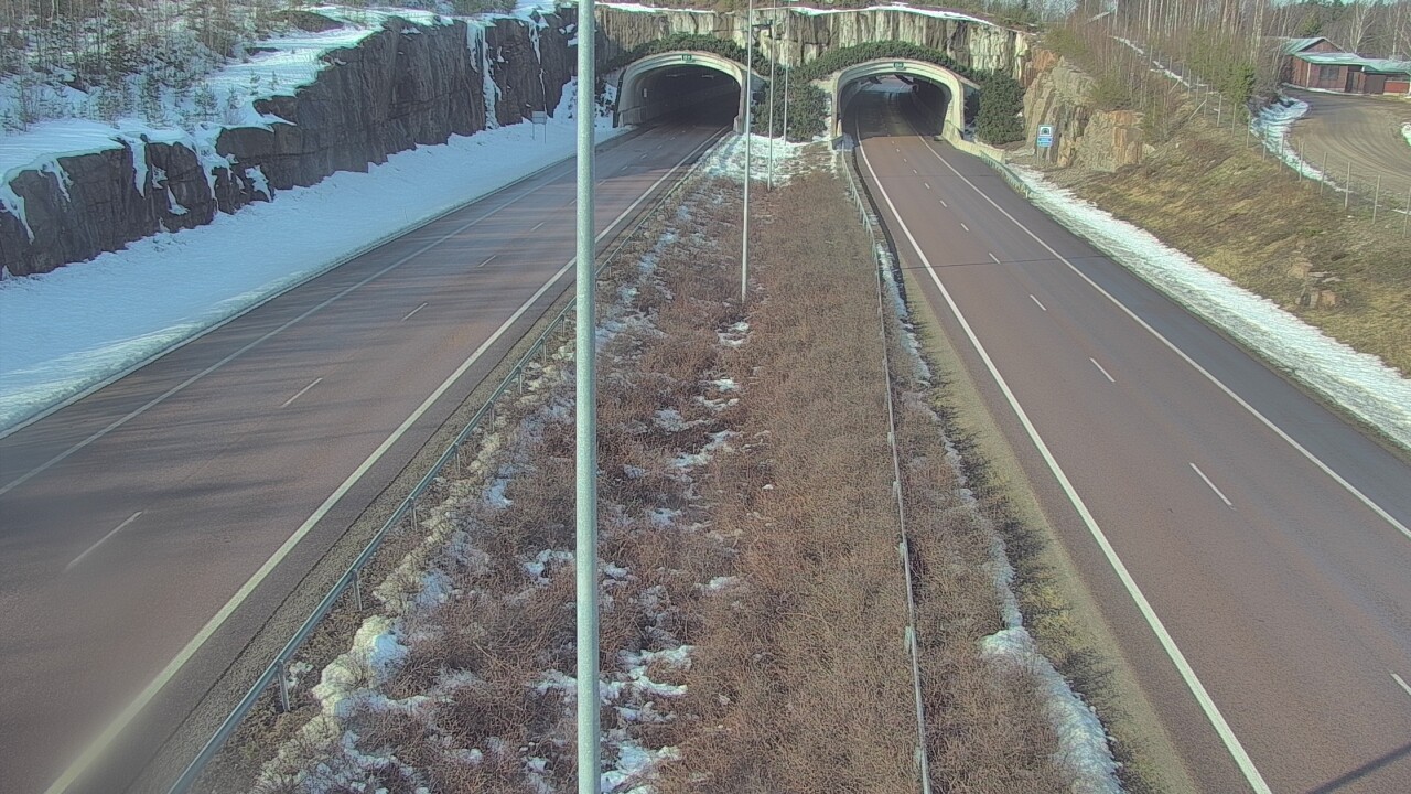 Kelikamerat Kuva Tie 7 Hamina, Kolsila, puomi itä, Hamina, Kymenlaakso