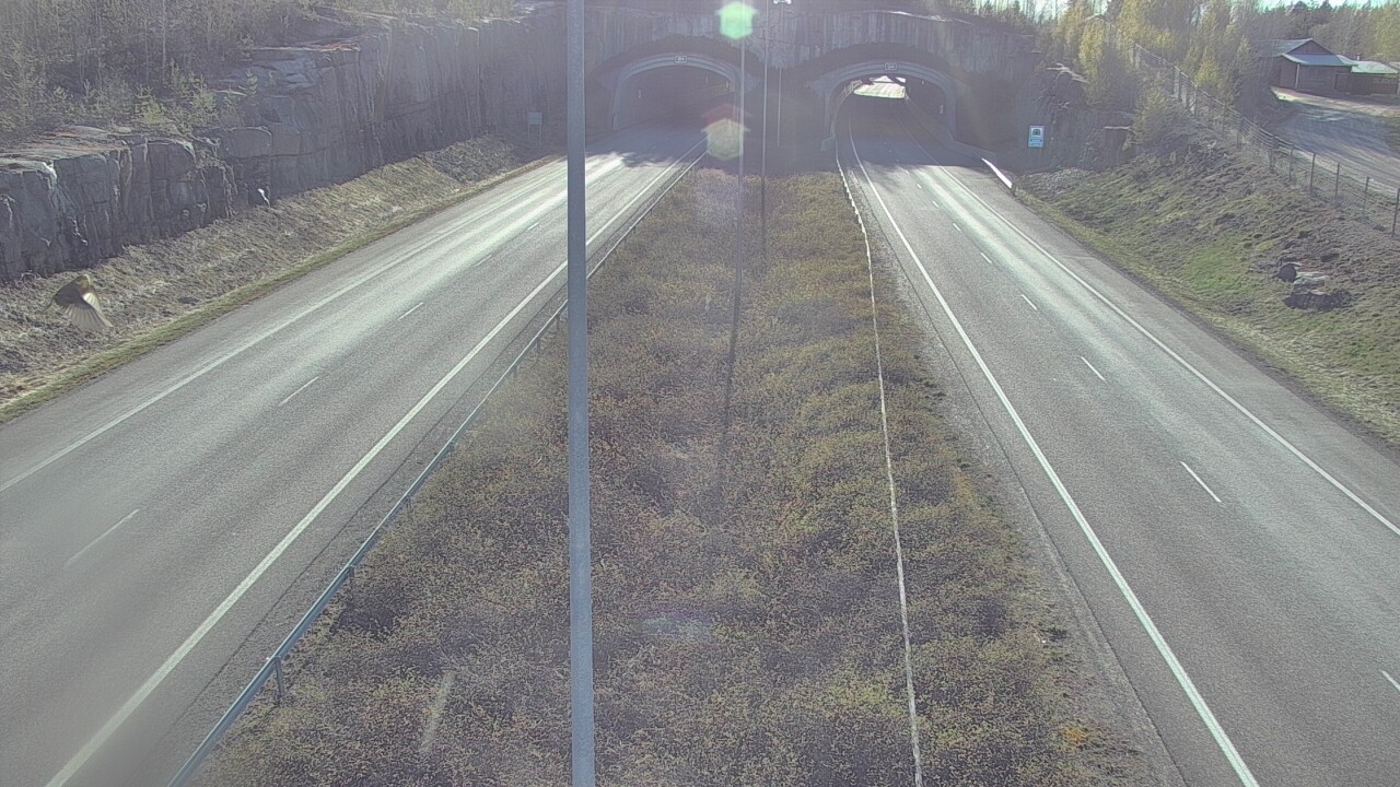 Kelikamerat Kuva Tie 7 Hamina, Kolsila, puomi itä, Hamina, Kymenlaakso