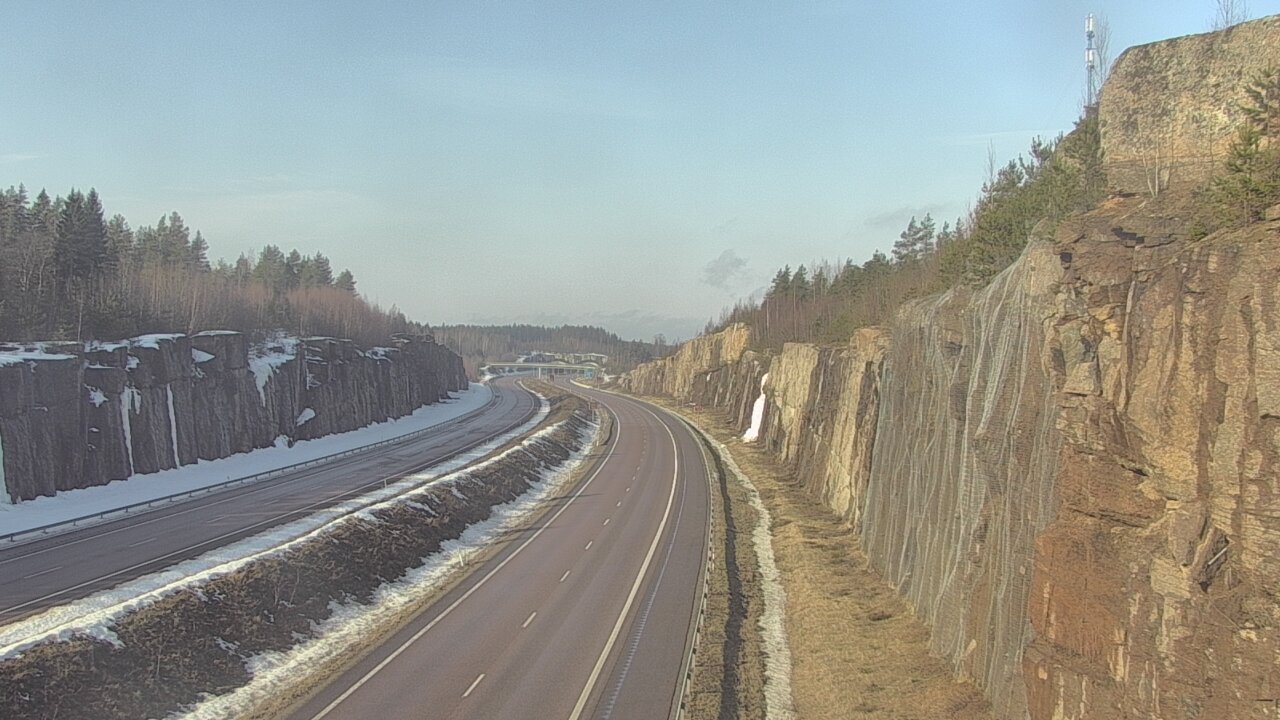 Weather Camera Image Väg 7 Fredrikshamn, Helsmanni, Hamina, Kymenlaakso