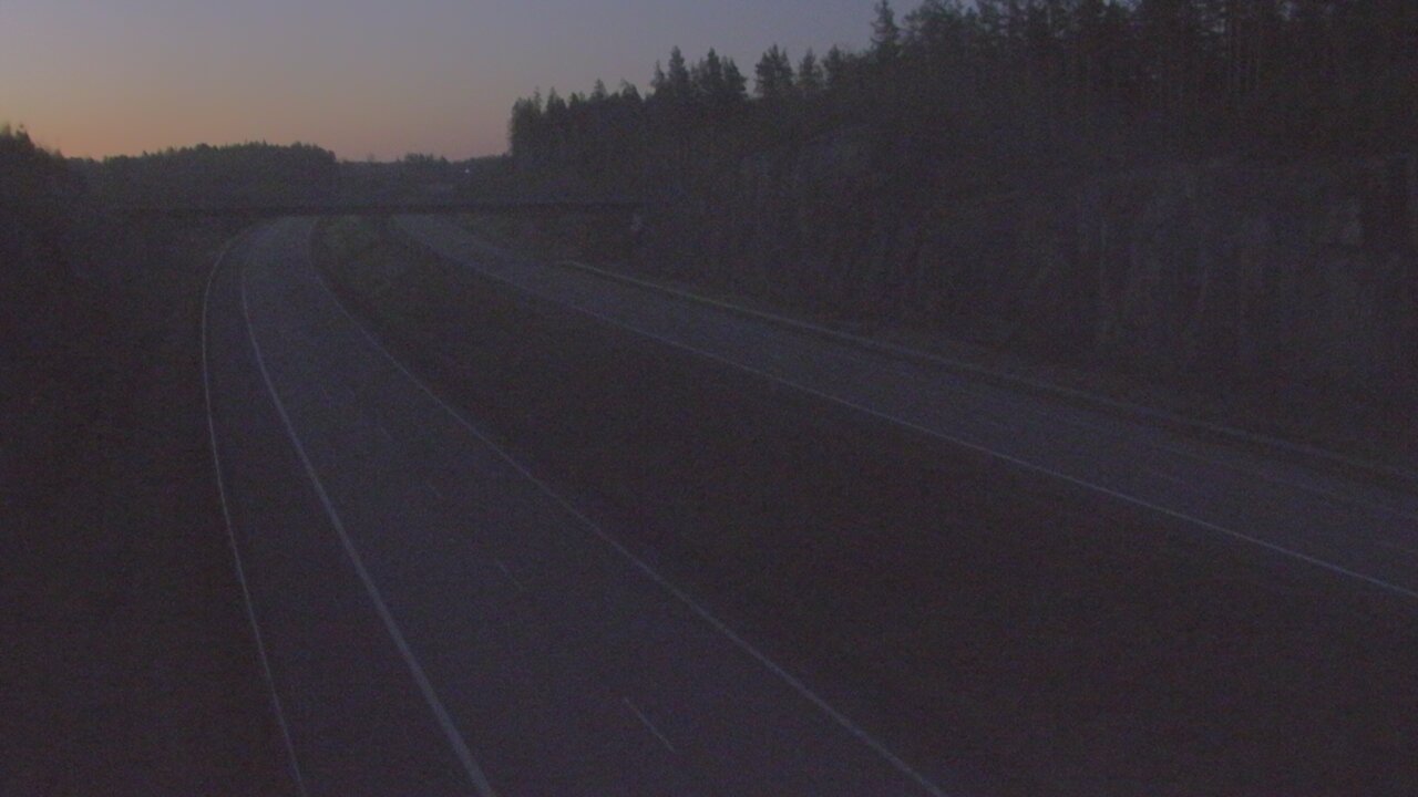 Weather Camera Image Väg 7 Fredrikshamn, Helsmanni, Hamina, Kymenlaakso