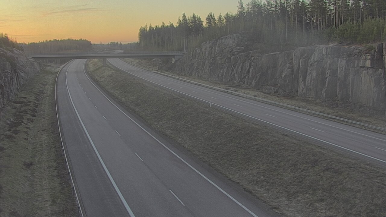 Weather Camera Image Väg 7 Fredrikshamn, Helsmanni, Hamina, Kymenlaakso