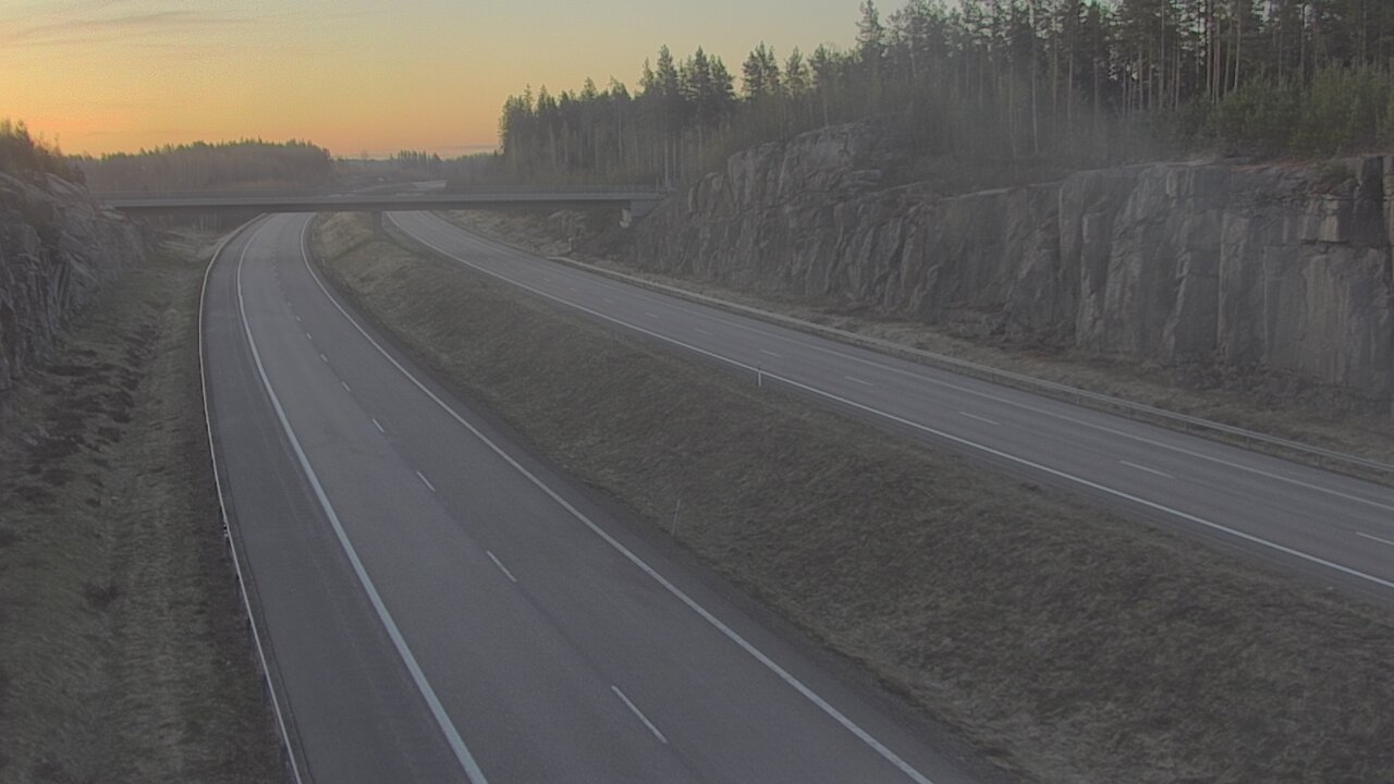 Weather Camera Image Väg 7 Fredrikshamn, Helsmanni, Hamina, Kymenlaakso