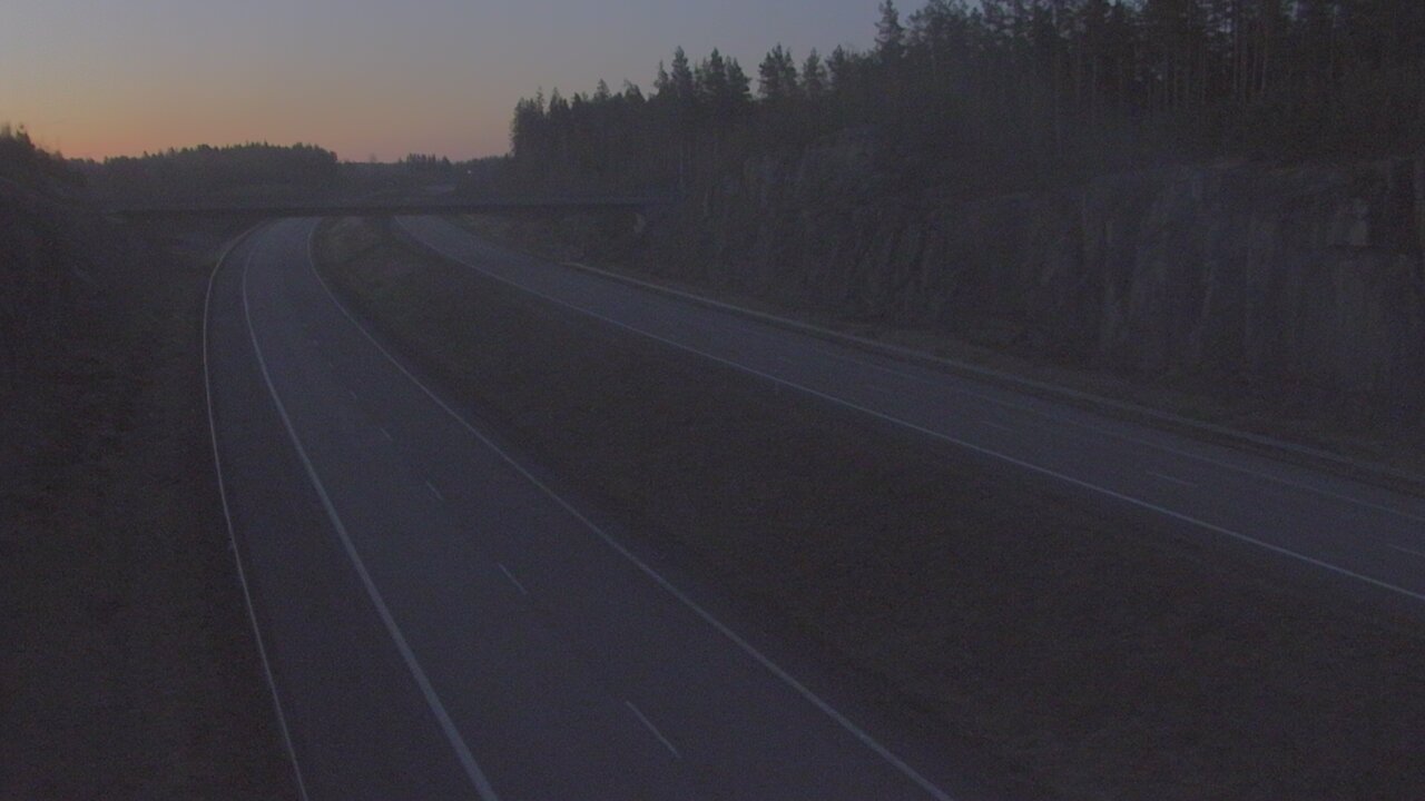 Weather Camera Image Väg 7 Fredrikshamn, Helsmanni, Hamina, Kymenlaakso