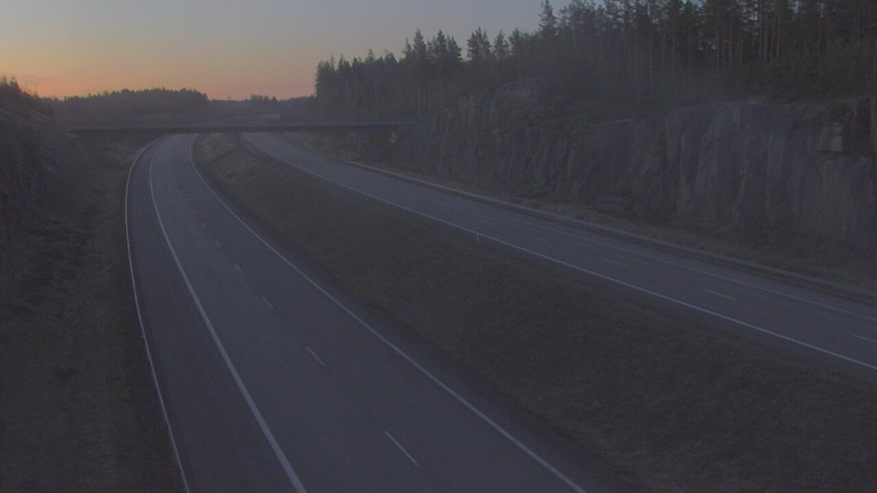 Weather Camera Image Väg 7 Fredrikshamn, Helsmanni, Hamina, Kymenlaakso