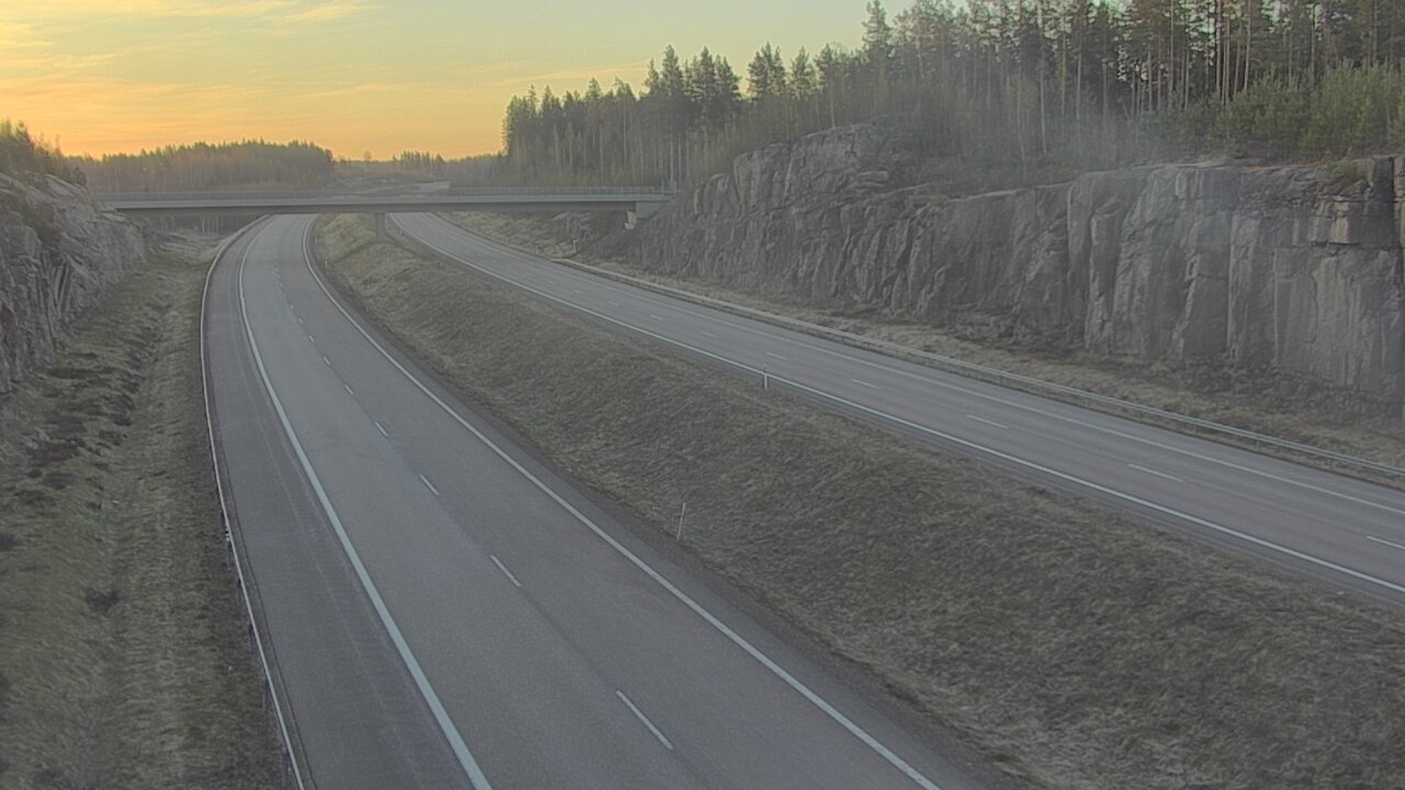 Weather Camera Image Väg 7 Fredrikshamn, Helsmanni, Hamina, Kymenlaakso