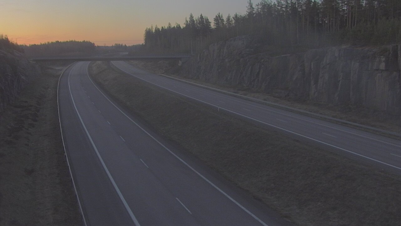 Weather Camera Image Väg 7 Fredrikshamn, Helsmanni, Hamina, Kymenlaakso