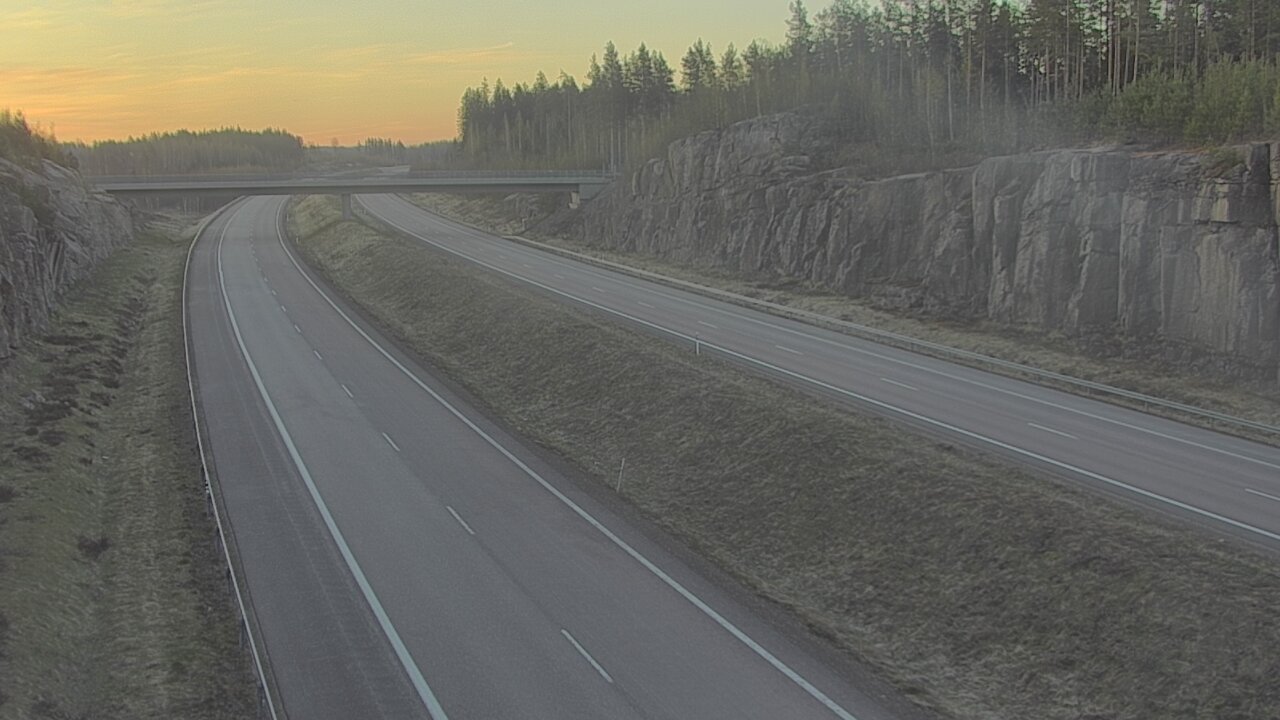 Weather Camera Image Väg 7 Fredrikshamn, Helsmanni, Hamina, Kymenlaakso