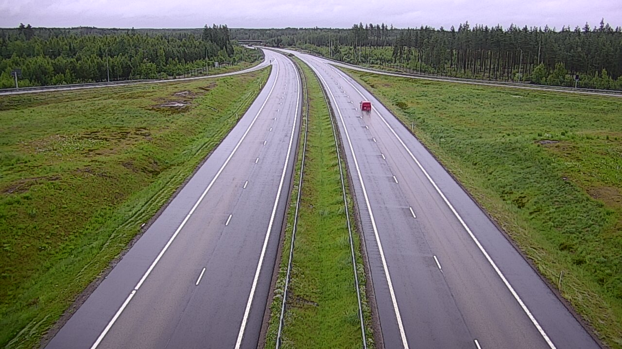 Weather Camera Image Väg 7 Vederlax, Saarasjärvi, Virolahti, Kymenlaakso