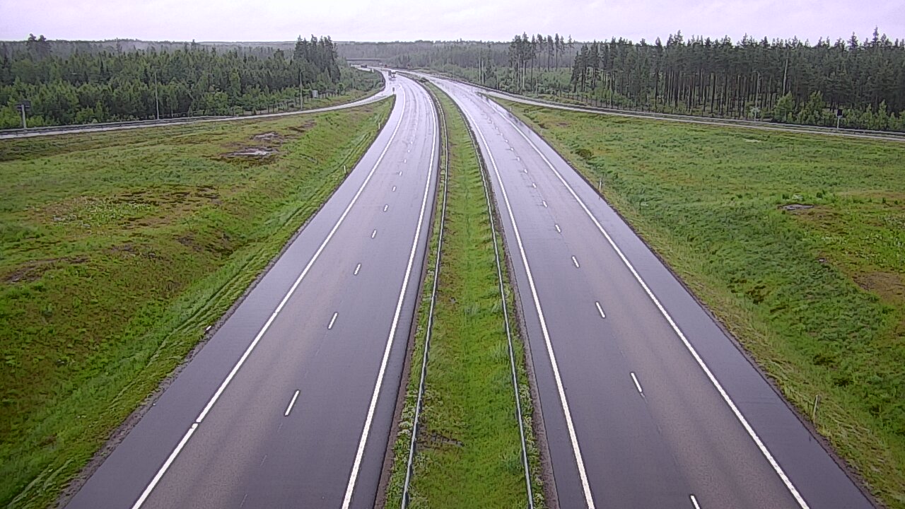 Weather Camera Image Väg 7 Vederlax, Saarasjärvi, Virolahti, Kymenlaakso