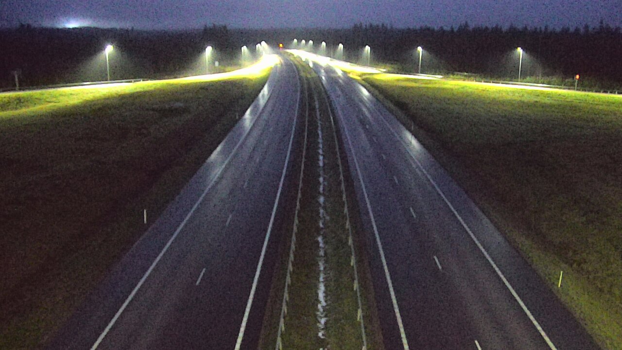 Weather Camera Image Väg 7 Vederlax, Saarasjärvi, Virolahti, Kymenlaakso