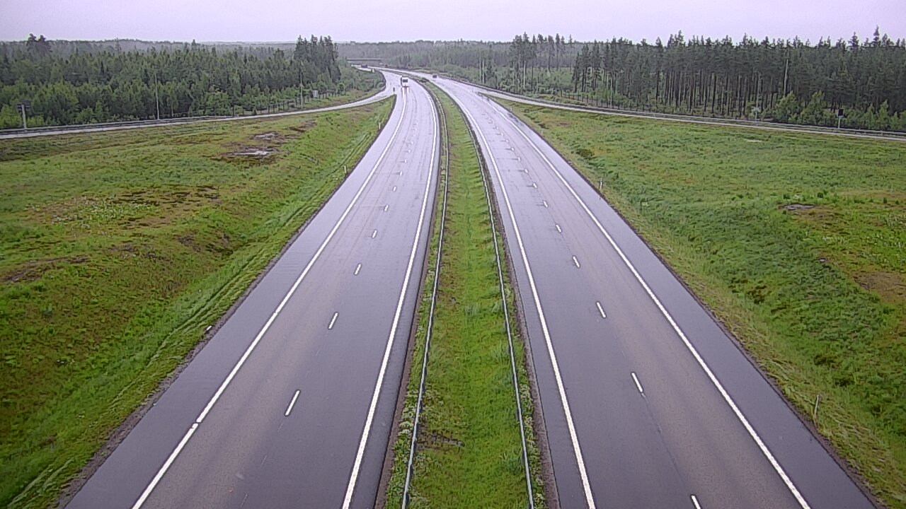 Weather Camera Image Väg 7 Vederlax, Saarasjärvi, Virolahti, Kymenlaakso
