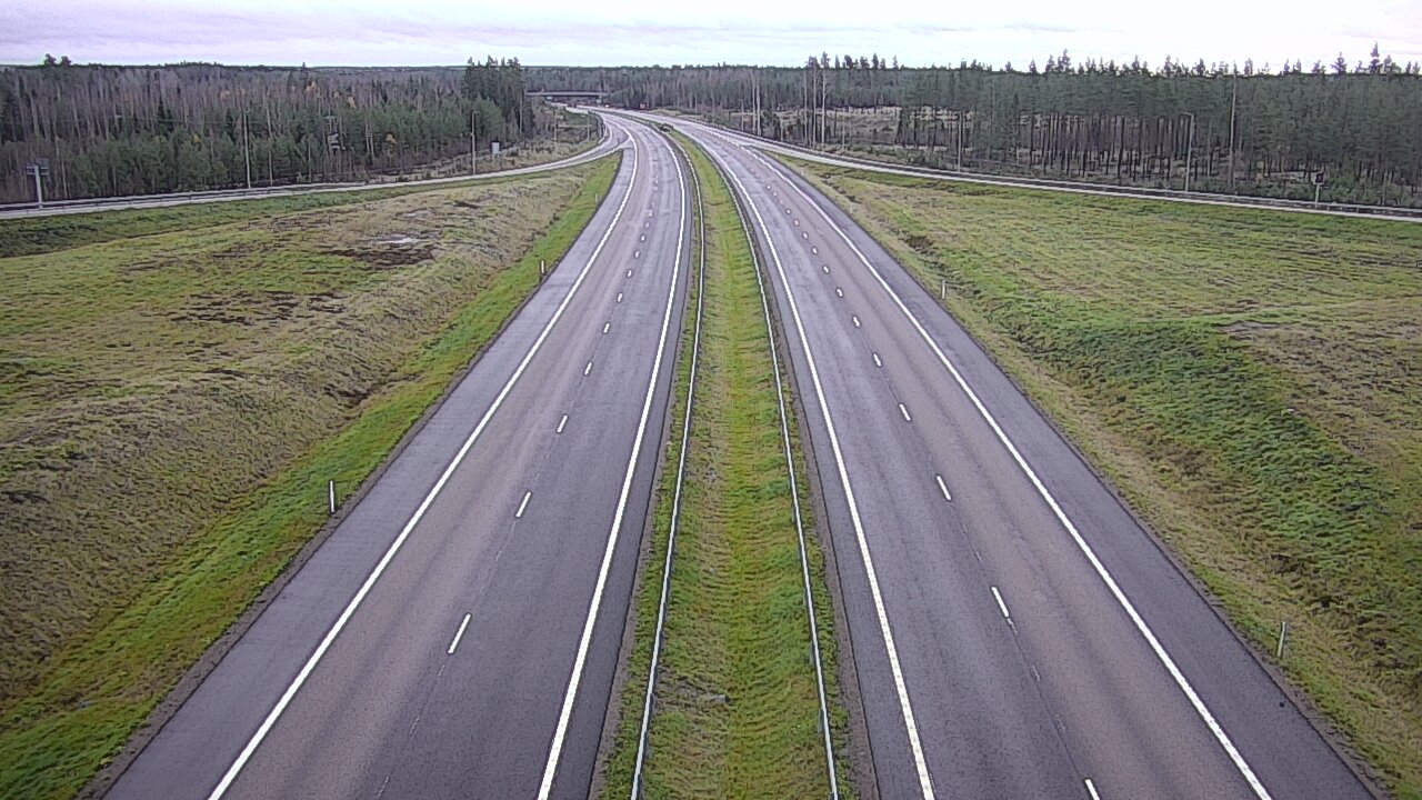 Weather Camera Image Väg 7 Vederlax, Saarasjärvi, Virolahti, Kymenlaakso