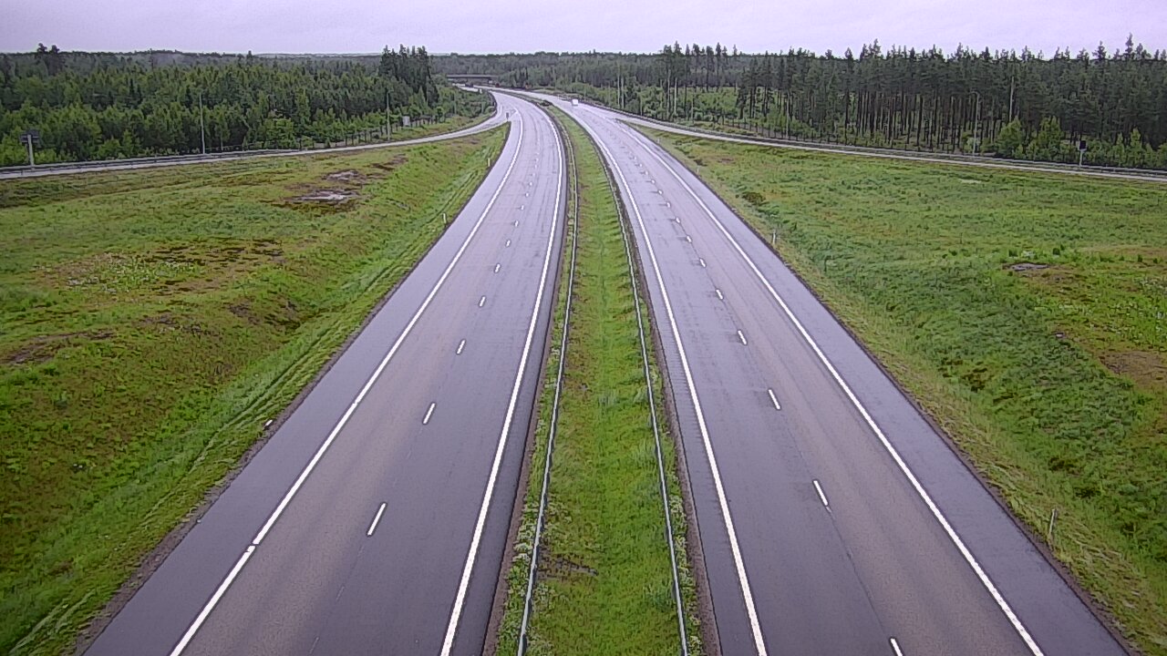 Weather Camera Image Väg 7 Vederlax, Saarasjärvi, Virolahti, Kymenlaakso