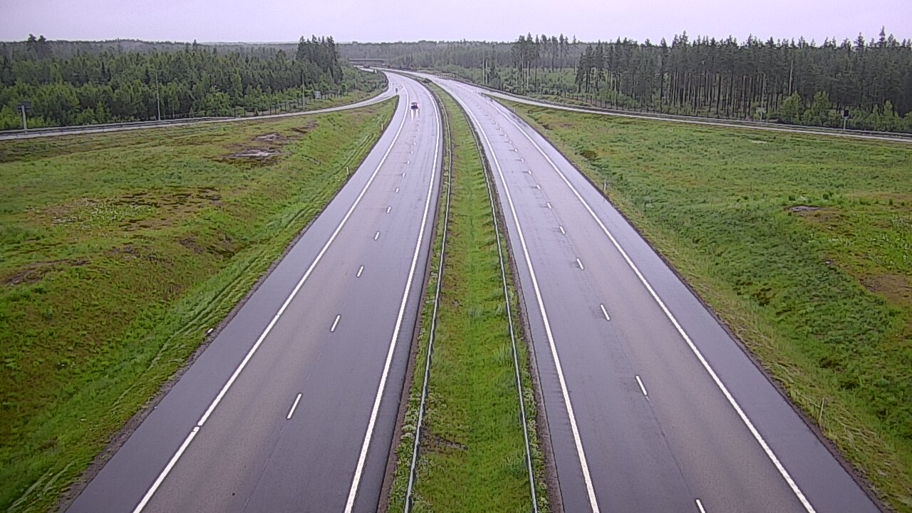 Weather Camera Image Väg 7 Vederlax, Saarasjärvi, Virolahti, Kymenlaakso
