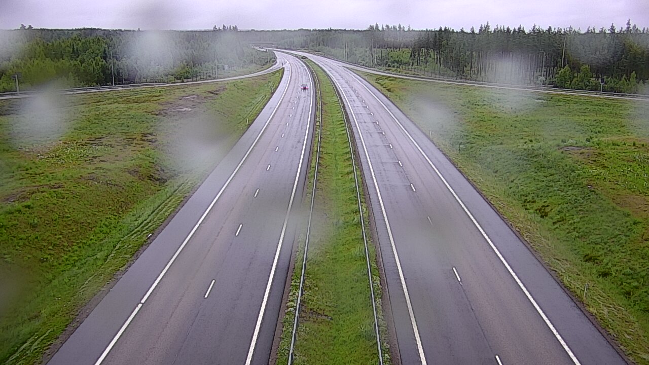 Weather Camera Image Väg 7 Vederlax, Saarasjärvi, Virolahti, Kymenlaakso
