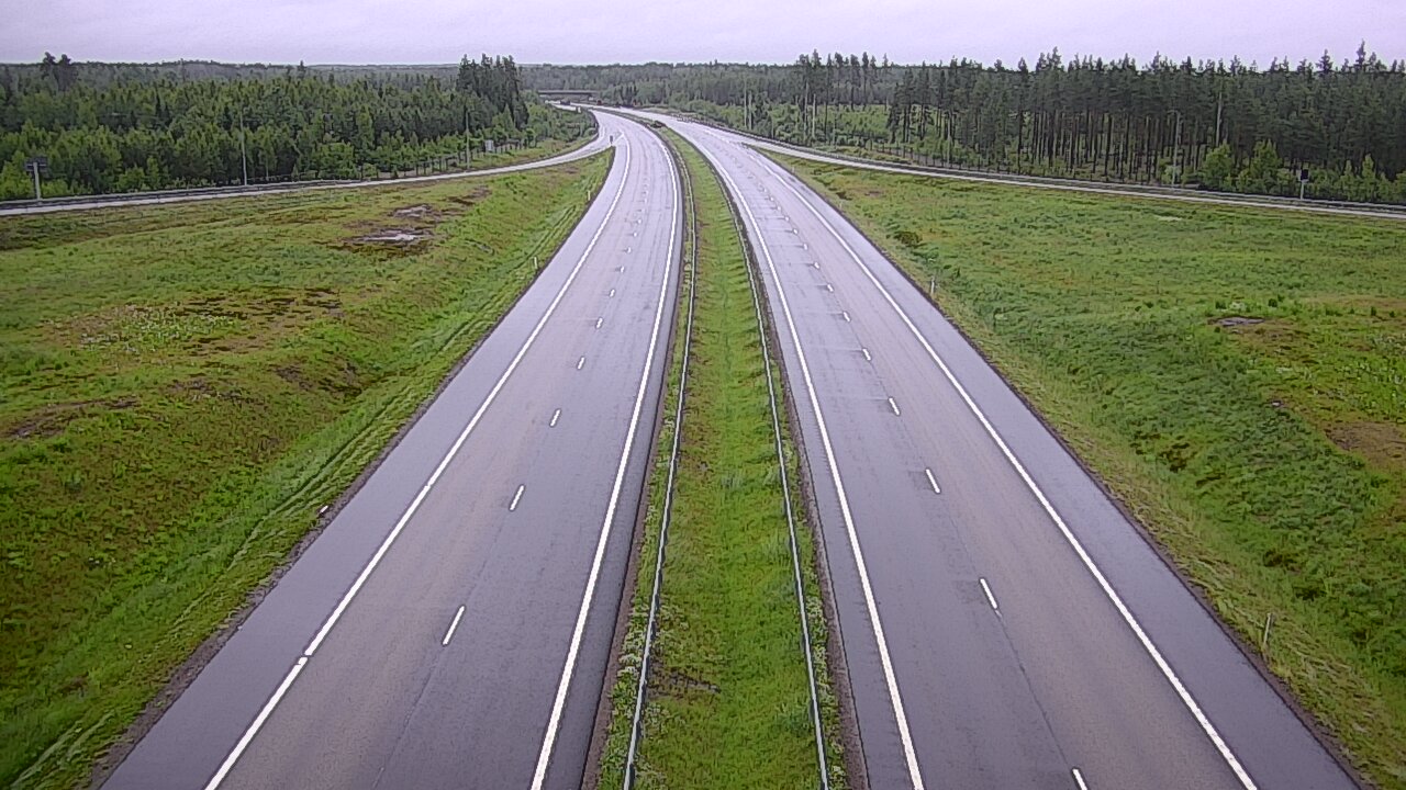 Weather Camera Image Väg 7 Vederlax, Saarasjärvi, Virolahti, Kymenlaakso