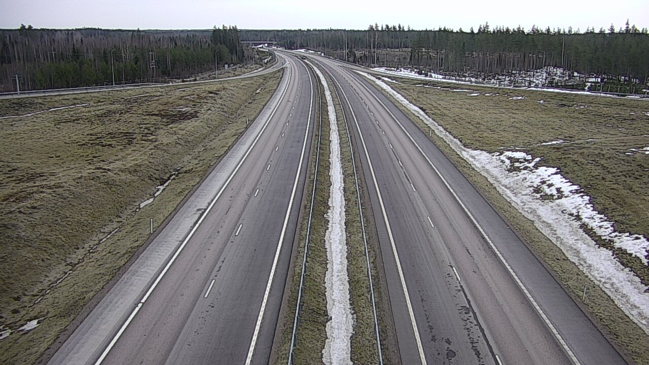 Weather Camera Image Väg 7 Vederlax, Saarasjärvi, Virolahti, Kymenlaakso
