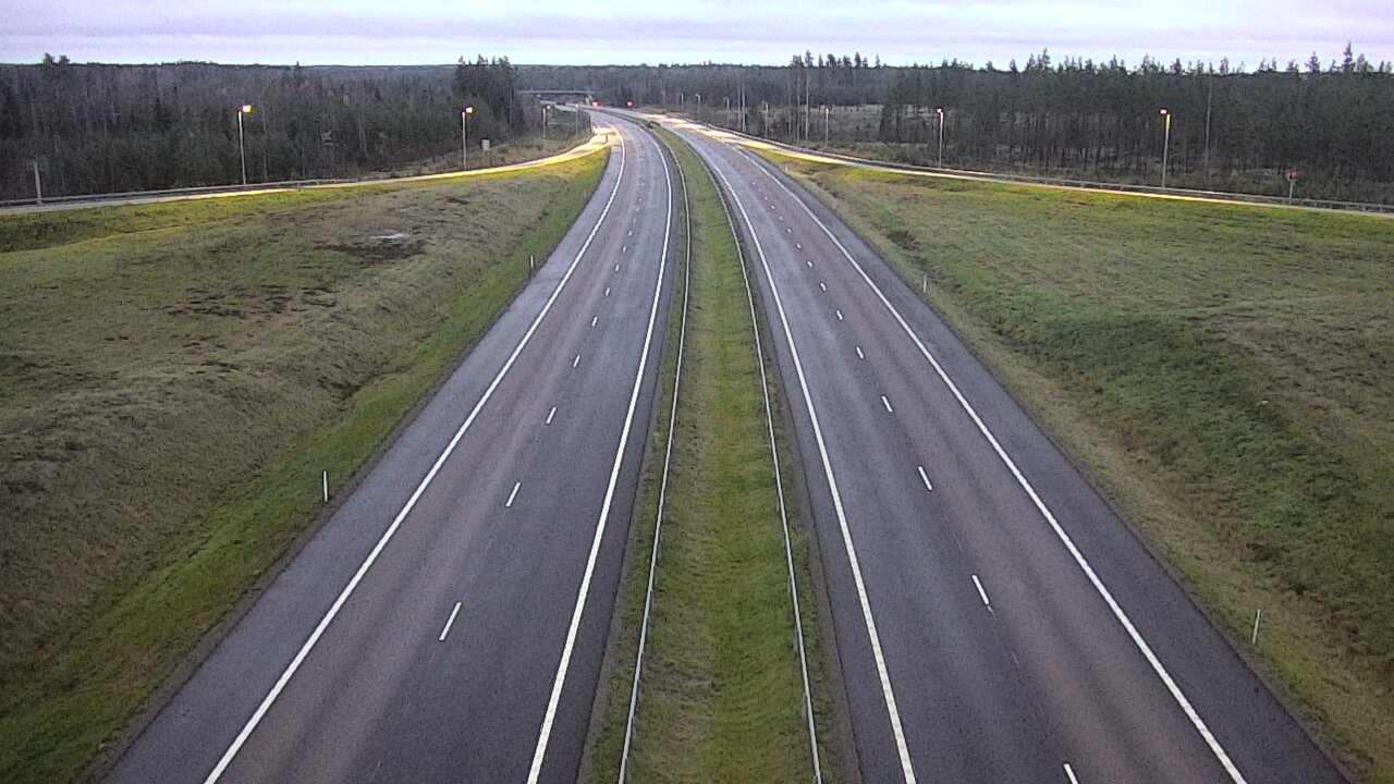 Weather Camera Image Väg 7 Vederlax, Saarasjärvi, Virolahti, Kymenlaakso