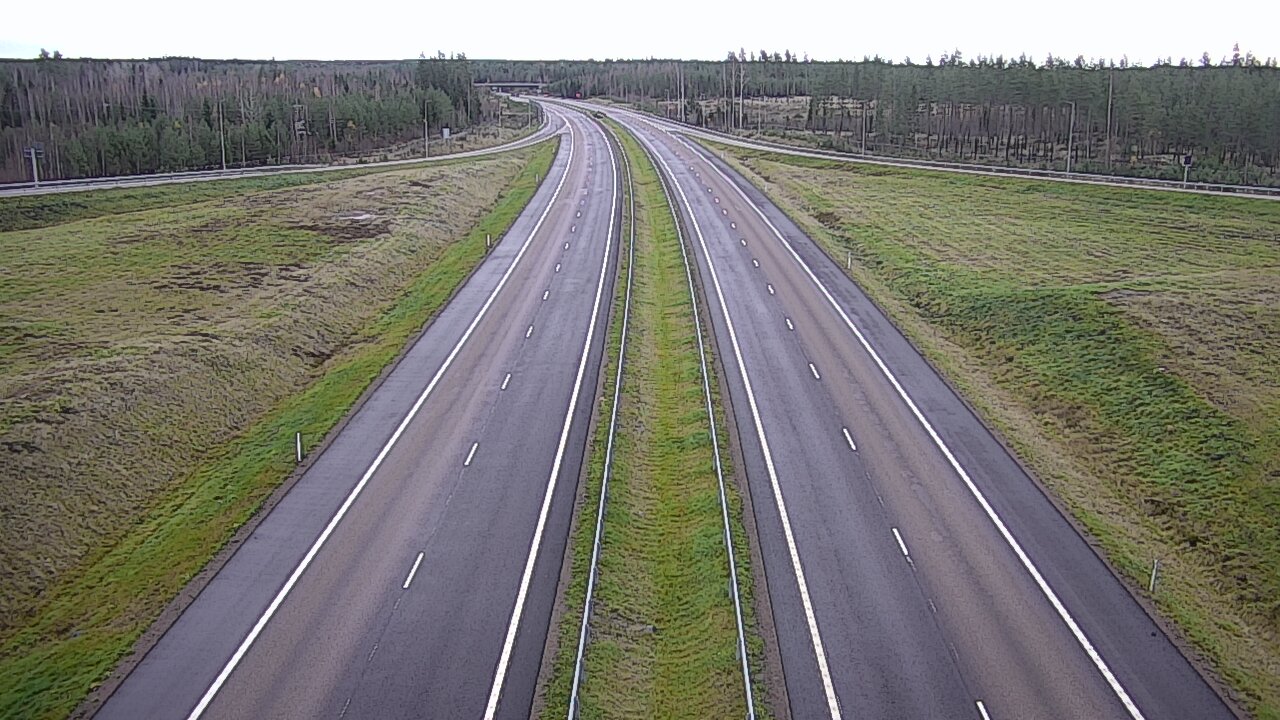 Weather Camera Image Väg 7 Vederlax, Saarasjärvi, Virolahti, Kymenlaakso