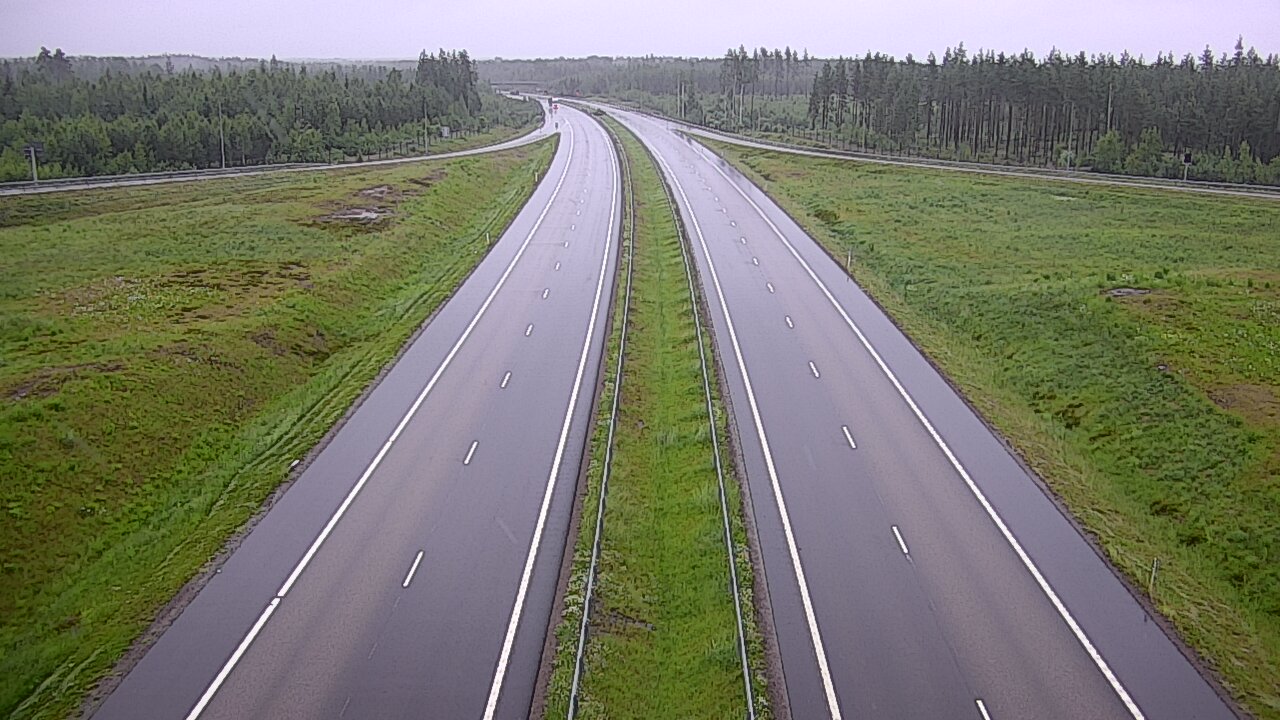 Weather Camera Image Väg 7 Vederlax, Saarasjärvi, Virolahti, Kymenlaakso