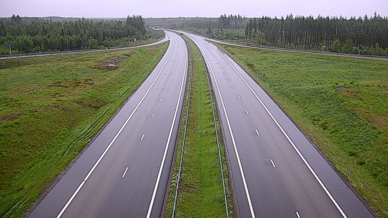 Weather Camera Image Väg 7 Vederlax, Saarasjärvi, Virolahti, Kymenlaakso