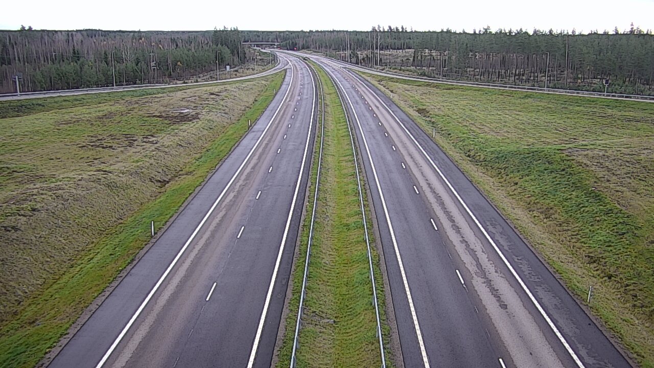 Weather Camera Image Väg 7 Vederlax, Saarasjärvi, Virolahti, Kymenlaakso