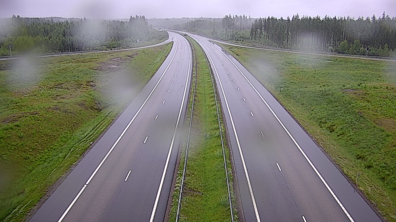 Weather Camera Image Väg 7 Vederlax, Saarasjärvi, Virolahti, Kymenlaakso