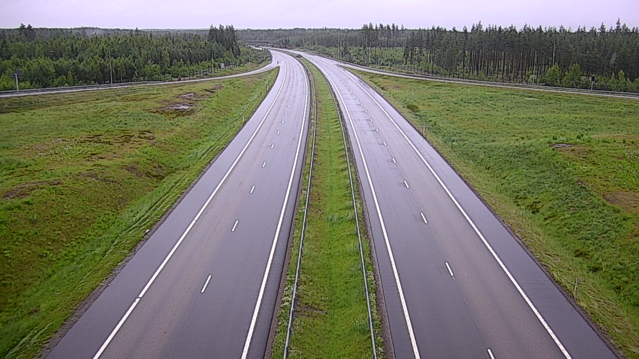 Weather Camera Image Väg 7 Vederlax, Saarasjärvi, Virolahti, Kymenlaakso