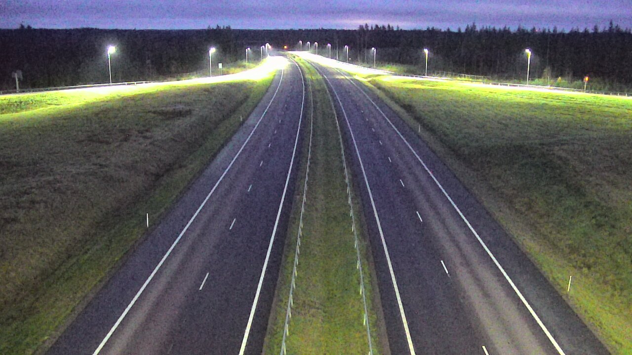 Weather Camera Image Väg 7 Vederlax, Saarasjärvi, Virolahti, Kymenlaakso