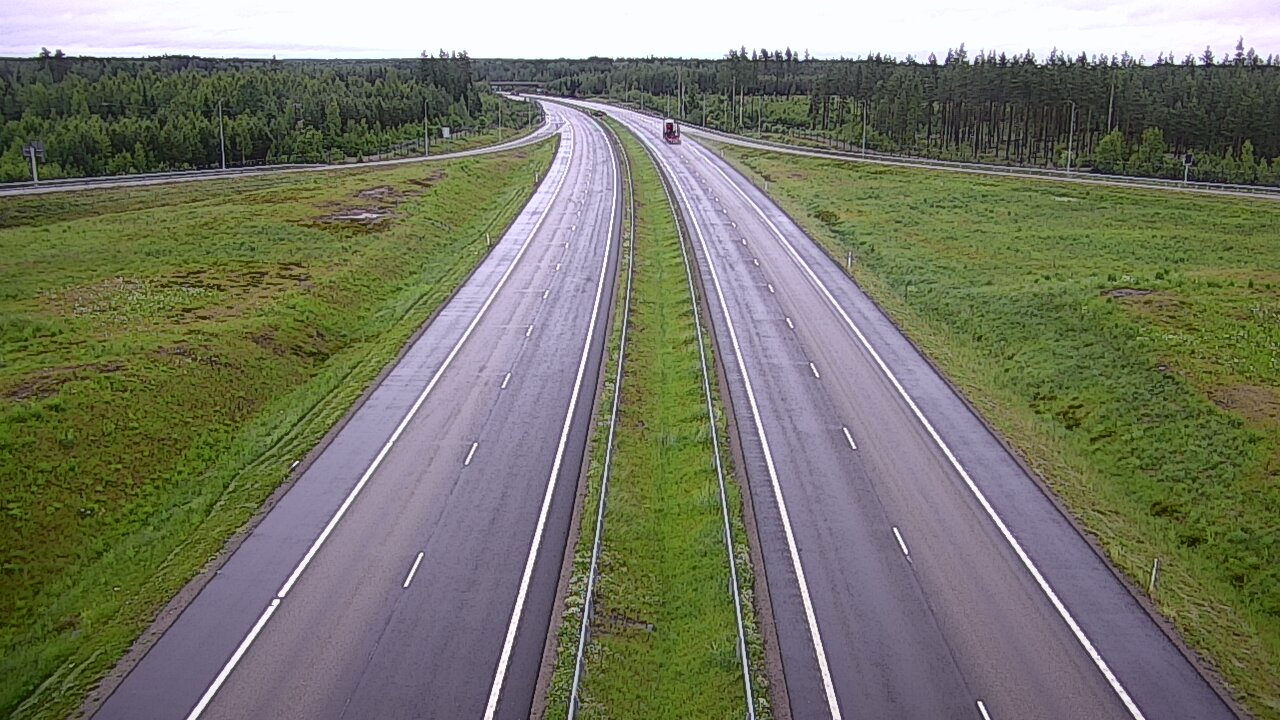 Weather Camera Image Väg 7 Vederlax, Saarasjärvi, Virolahti, Kymenlaakso