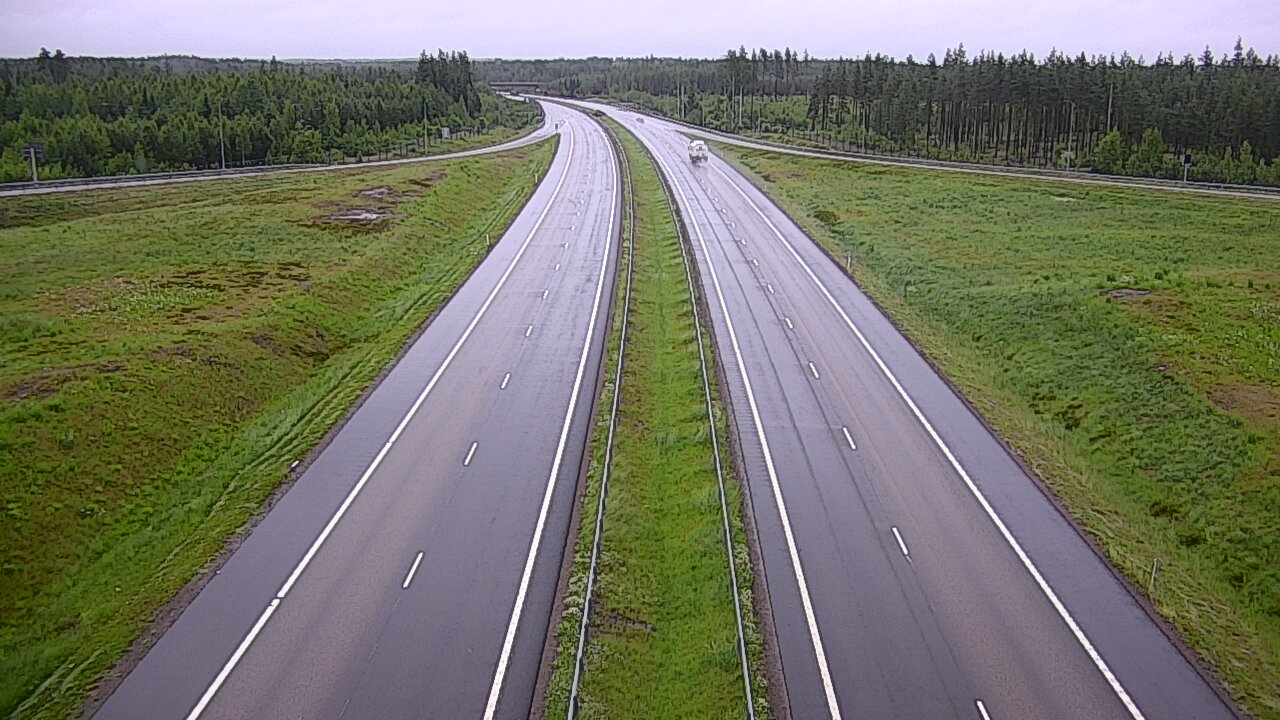 Weather Camera Image Väg 7 Vederlax, Saarasjärvi, Virolahti, Kymenlaakso