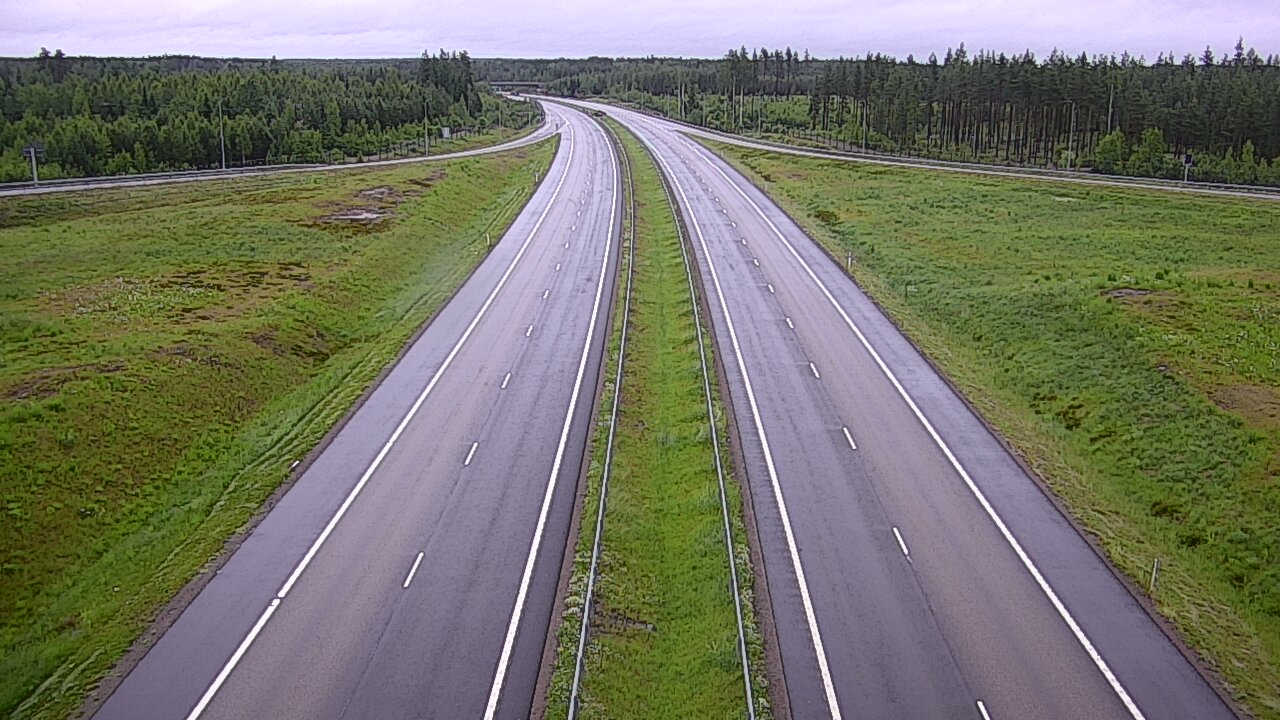Weather Camera Image Väg 7 Vederlax, Saarasjärvi, Virolahti, Kymenlaakso