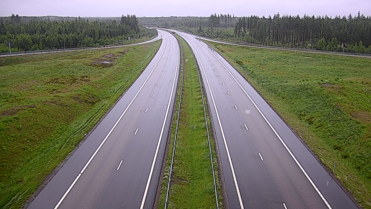 Weather Camera Image Väg 7 Vederlax, Saarasjärvi, Virolahti, Kymenlaakso