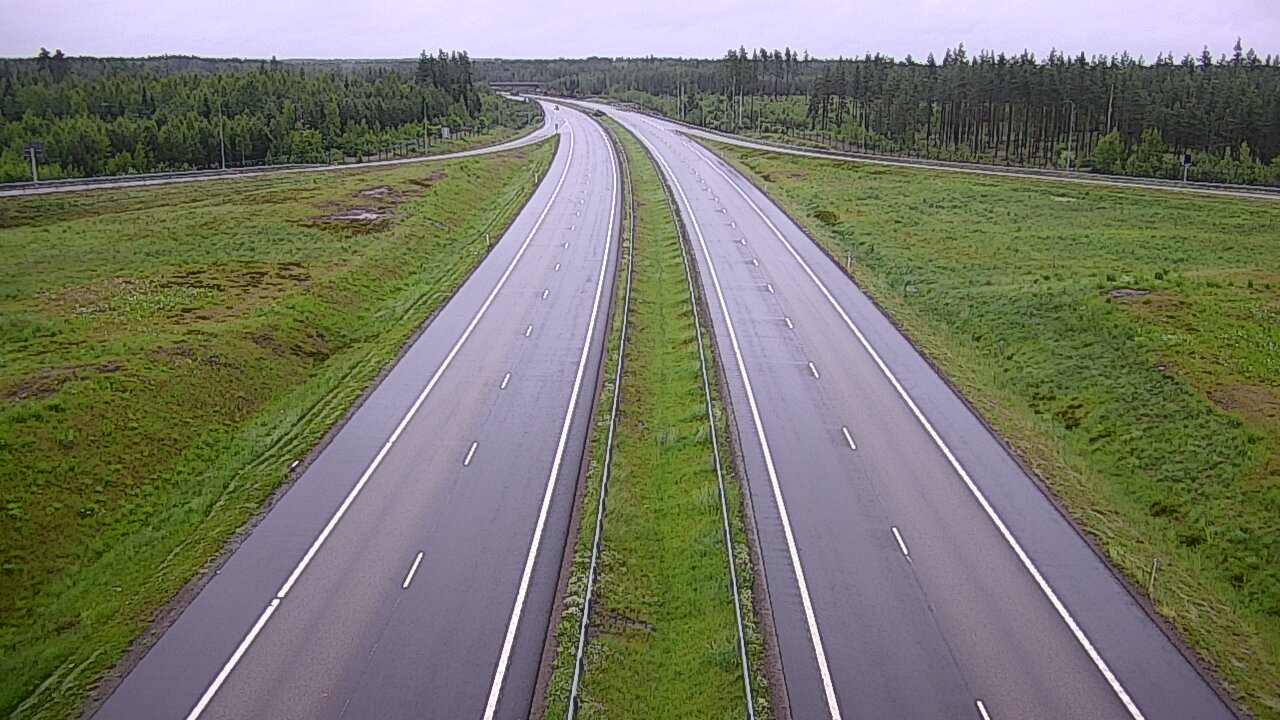 Weather Camera Image Väg 7 Vederlax, Saarasjärvi, Virolahti, Kymenlaakso