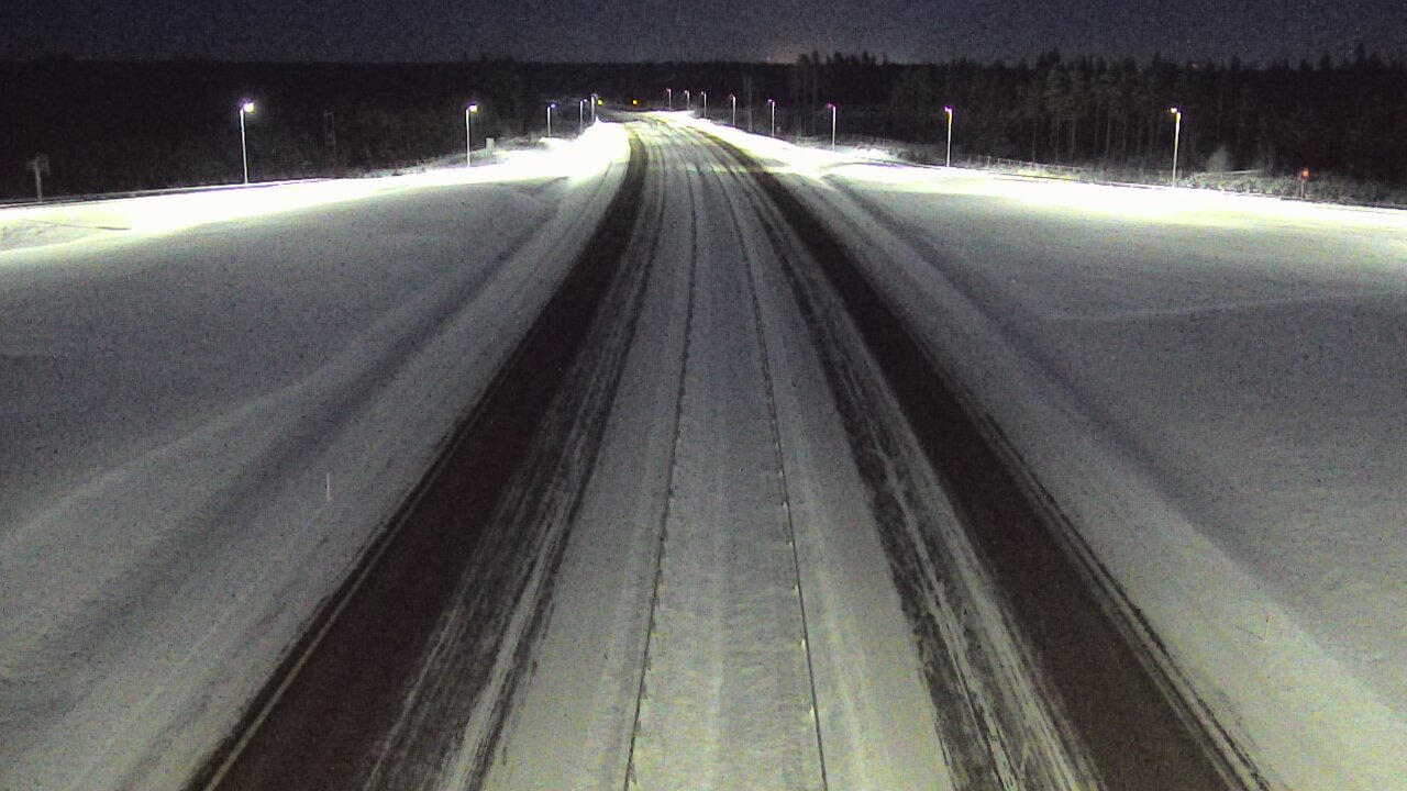 Weather Camera Image Väg 7 Vederlax, Saarasjärvi, Virolahti, Kymenlaakso