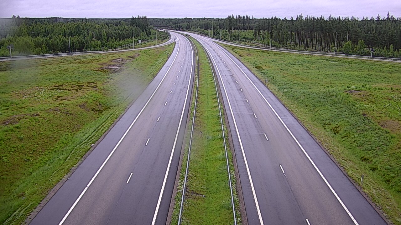 Weather Camera Image Väg 7 Vederlax, Saarasjärvi, Virolahti, Kymenlaakso