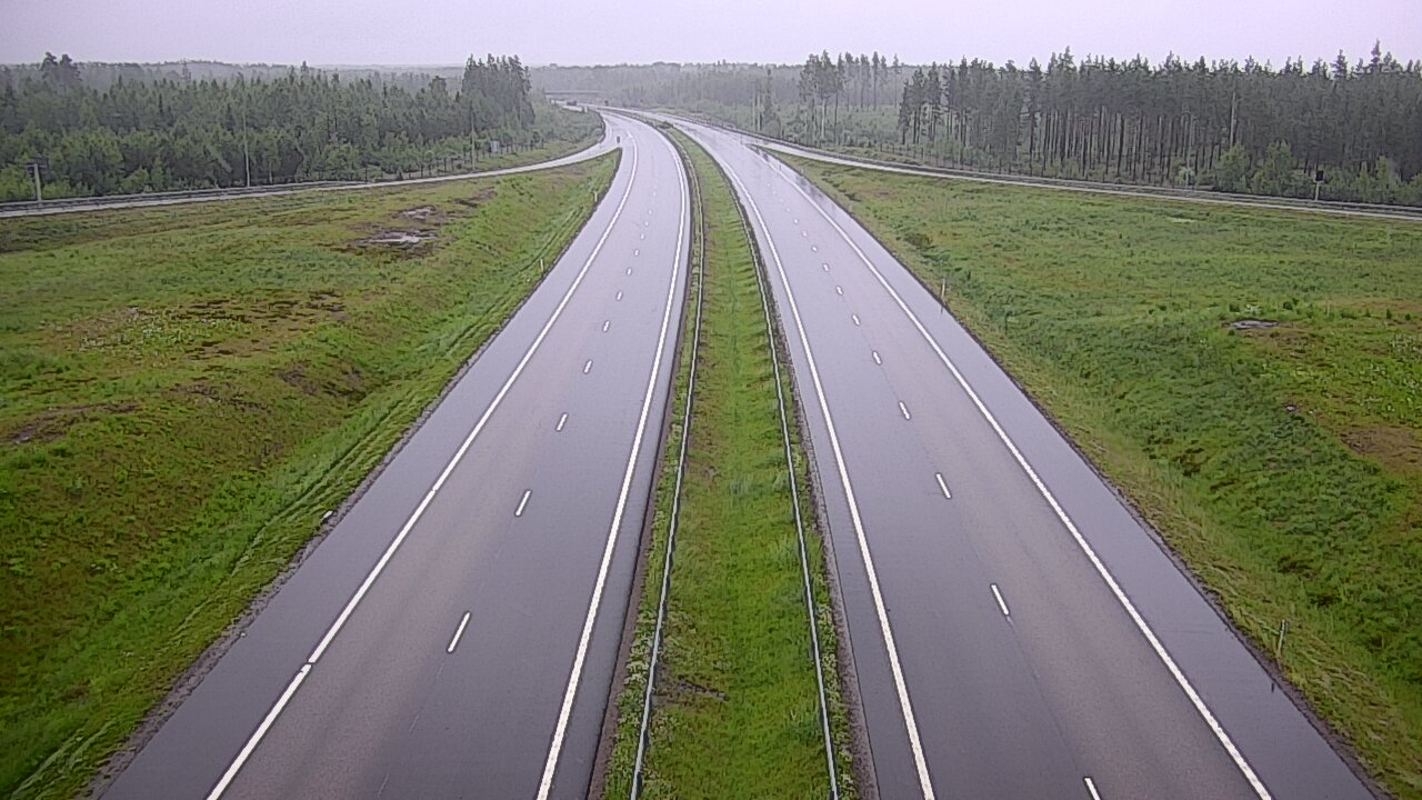 Weather Camera Image Väg 7 Vederlax, Saarasjärvi, Virolahti, Kymenlaakso