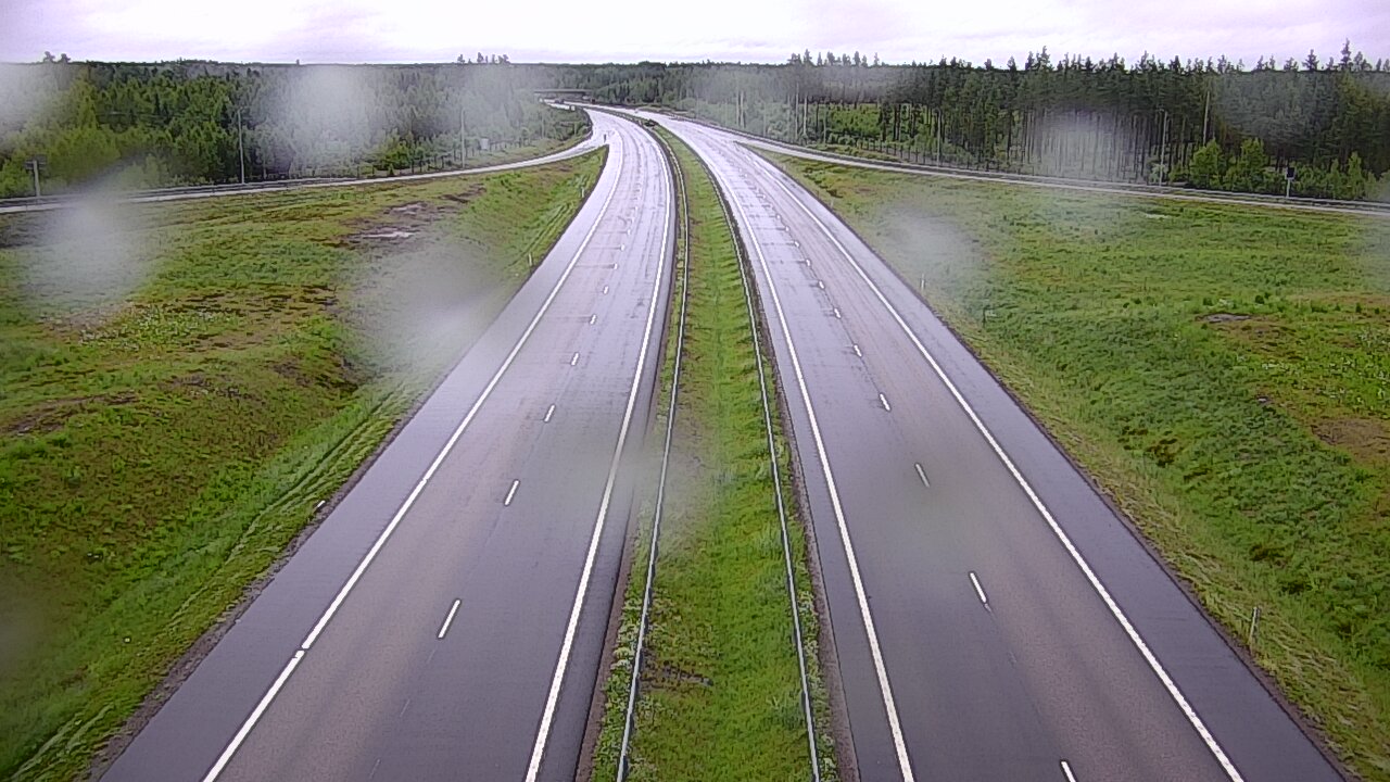 Weather Camera Image Väg 7 Vederlax, Saarasjärvi, Virolahti, Kymenlaakso
