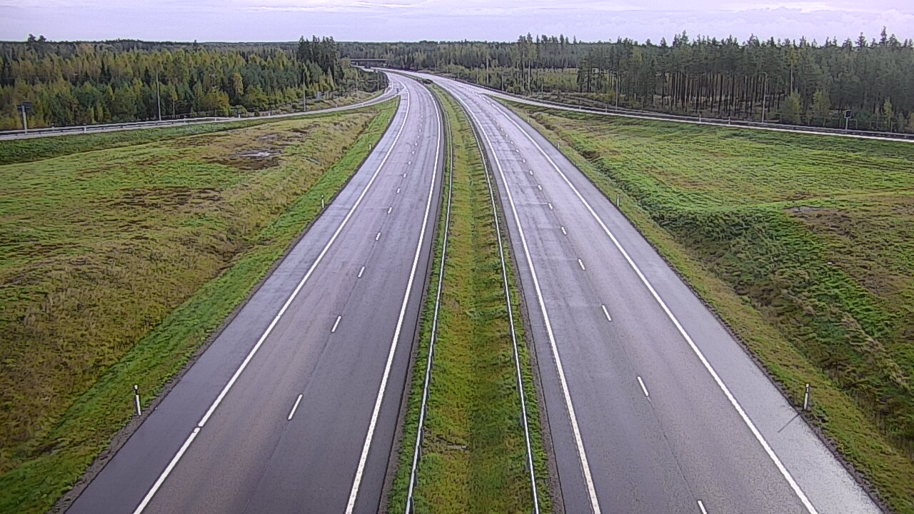 Weather Camera Image Road 7 Virolahti, Saarasjärvi, Virolahti, Kymenlaakso