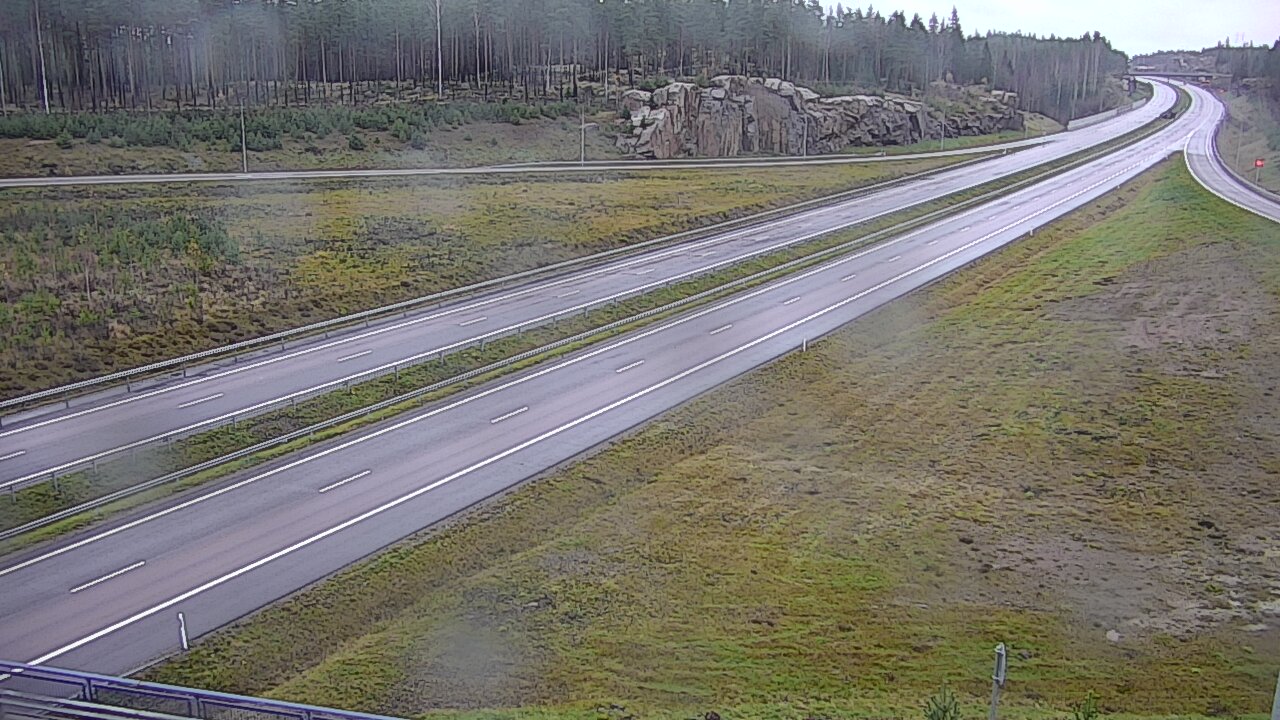Weather Camera Image Väg 7 Vederlax, Kattilainen, Virolahti, Kymenlaakso