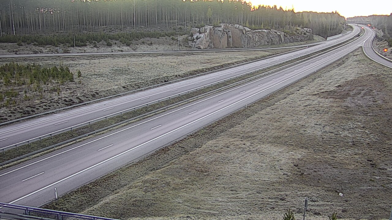 Weather Camera Image Väg 7 Vederlax, Kattilainen, Virolahti, Kymenlaakso