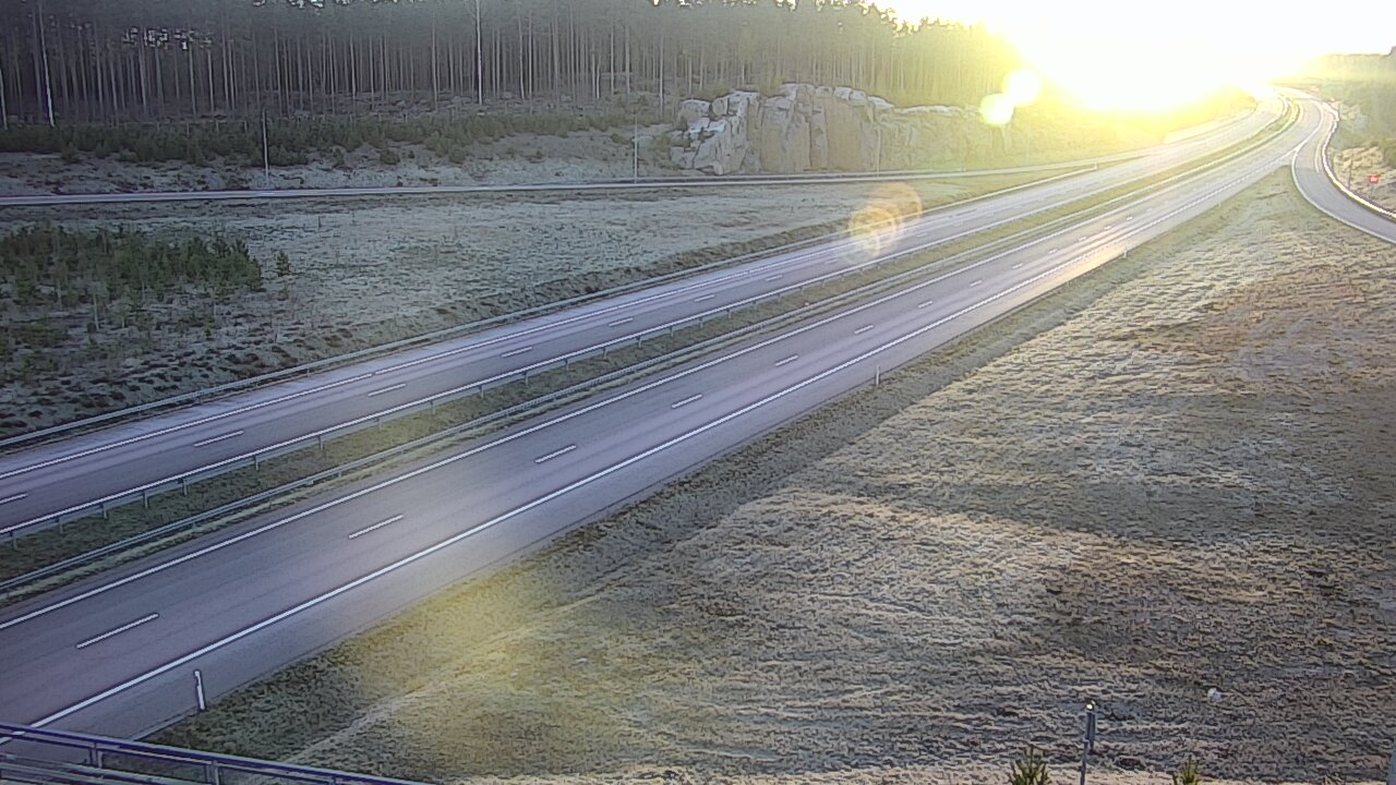 Weather Camera Image Väg 7 Vederlax, Kattilainen, Virolahti, Kymenlaakso