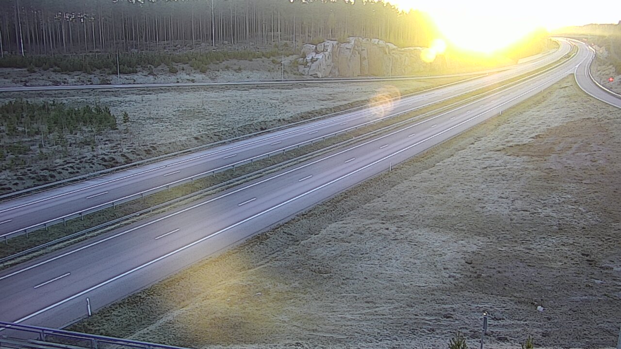 Weather Camera Image Väg 7 Vederlax, Kattilainen, Virolahti, Kymenlaakso